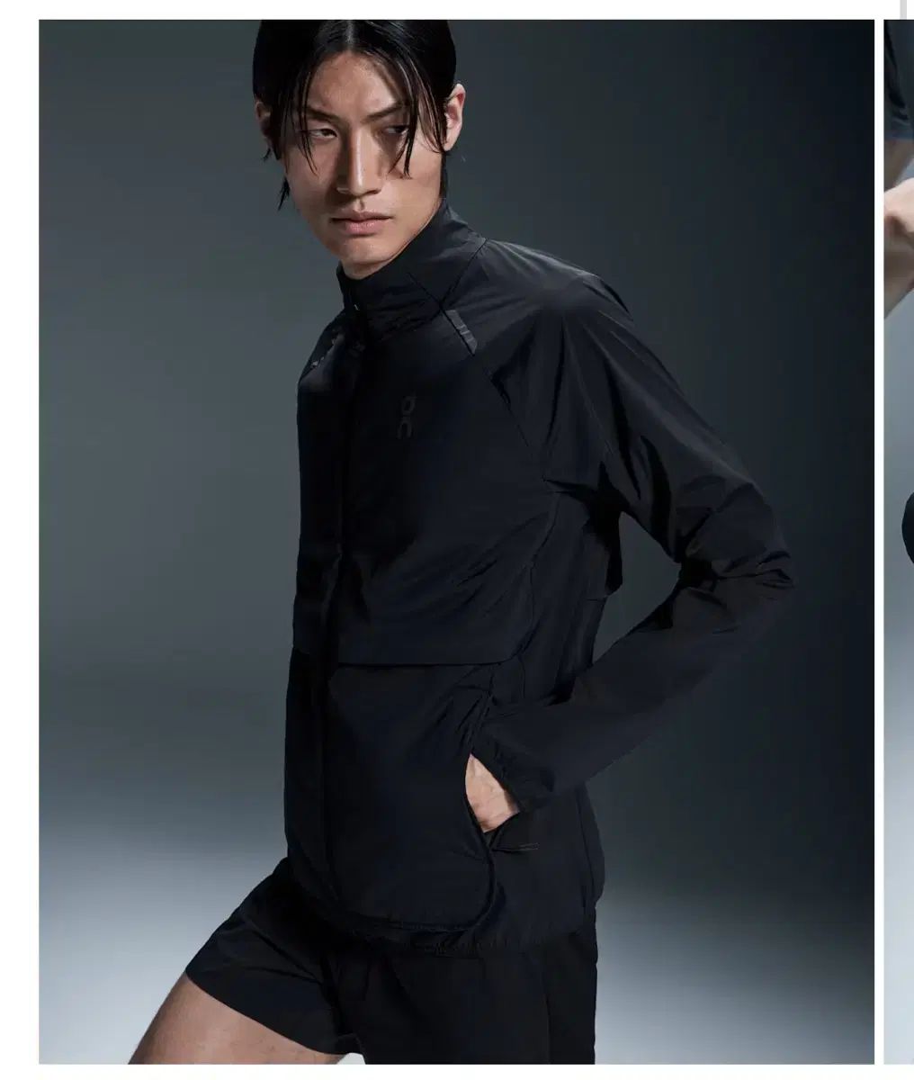 On ランニング ジャケット ブラック XL