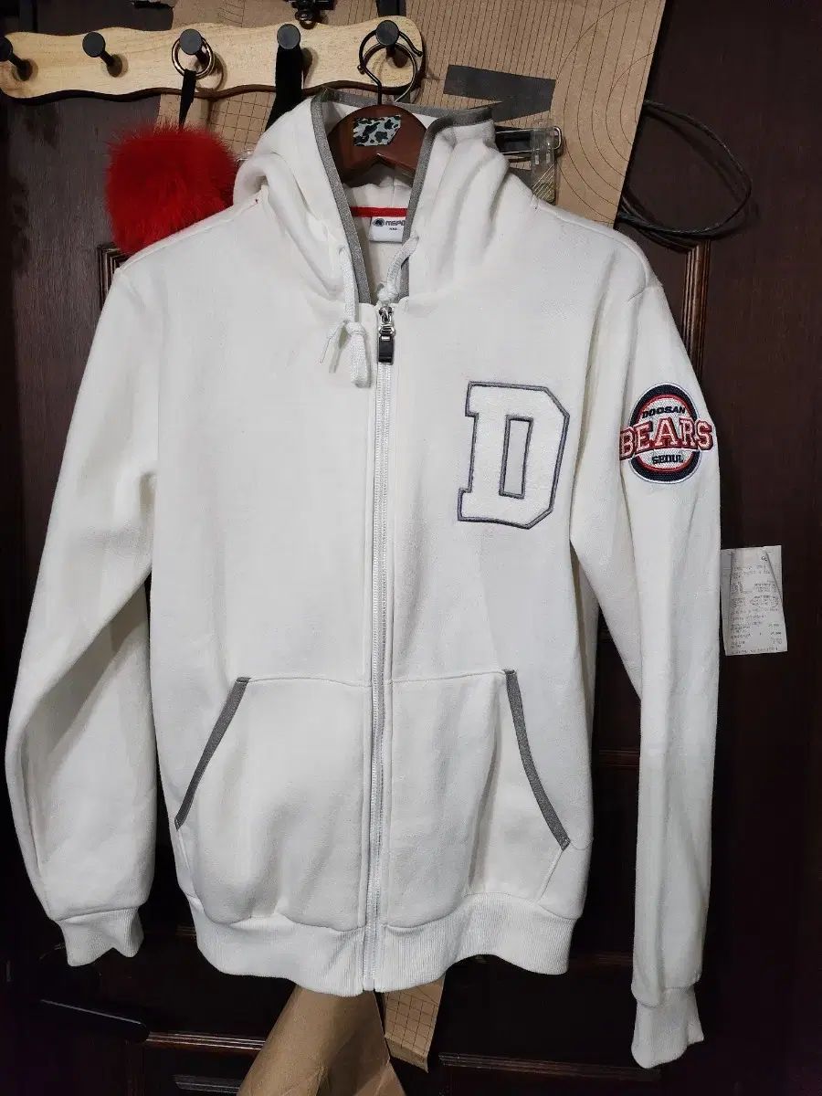 斗山ベアーズ 100 ジップアップパーカー 白 Dロゴ thisisneverthat ディスイズネバーザット キルティングジャケット パンツ M