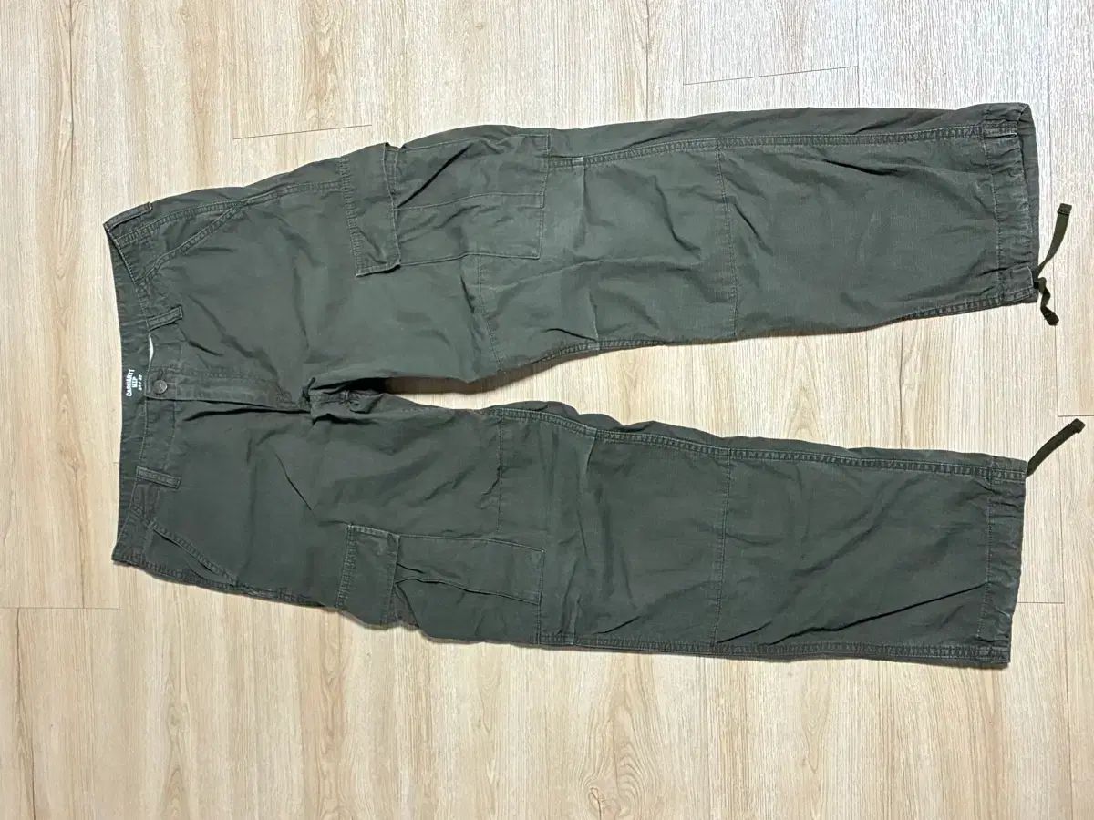 カーハート WIP レギュラー カーゴパンツ ウール モラガ カーキ 34 x 32