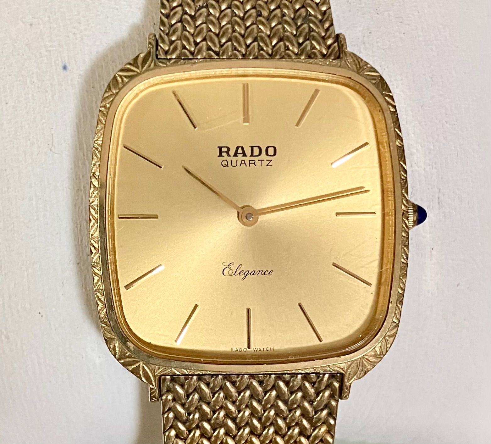 ラドー メンズ 128.9502.2 シルバー クオーツ稼働品 ラドー メンズ