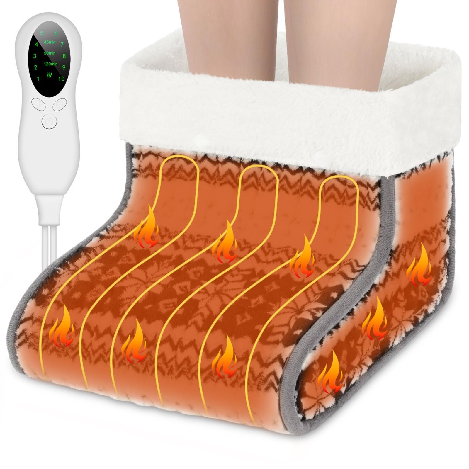 特価商品 フットウォーマー 10段階温度調節 電気足温器 足入れタイプ
