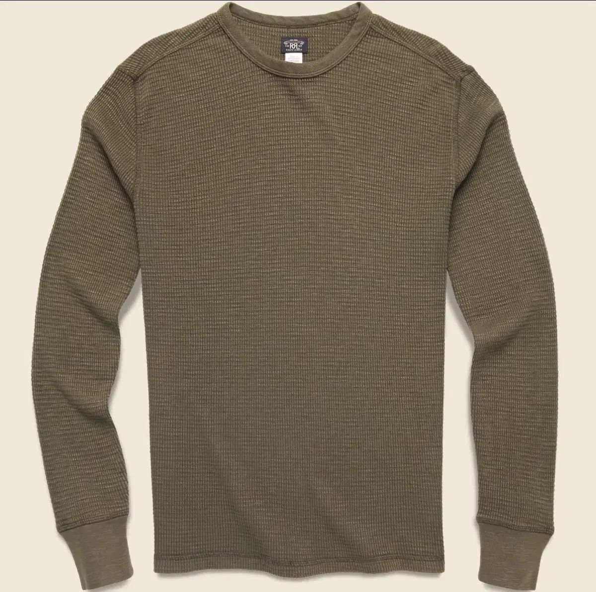 RRL ダブルアールエル クルーネックロングスリーブ T ワッフルサーマル L RRL(ダブルアールエル) ワッフル クルーネック 長袖 新品 - メルカリ