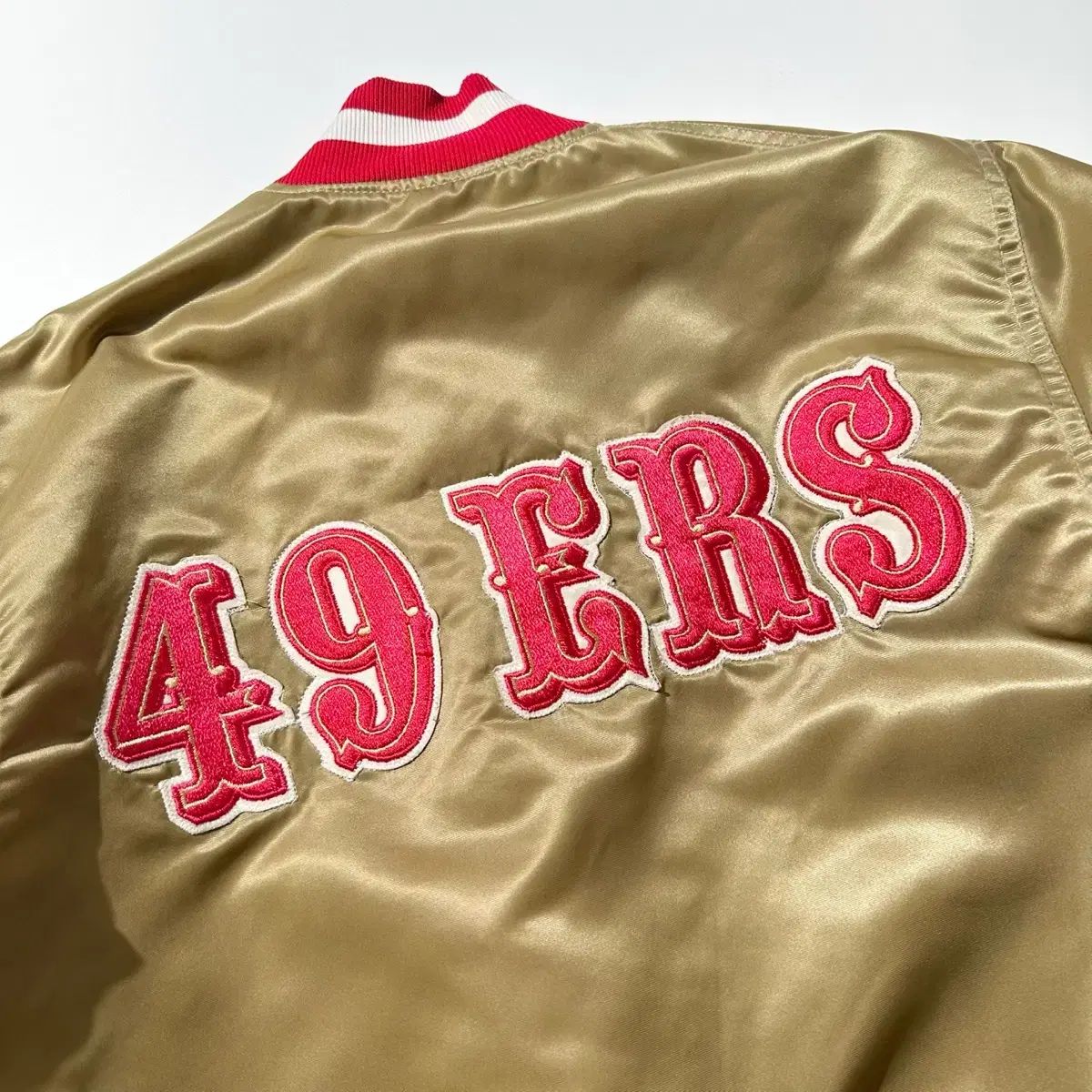 S STARTER 90s NFL サンフランシスコ 49ers サテン スタジャン