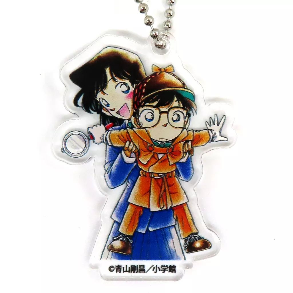 中古】キーホルダー 2.江戸川コナン＆毛利蘭 「名探偵コナン コナンの