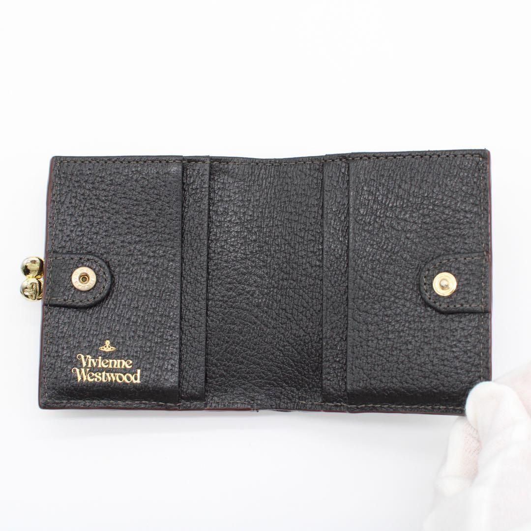 美品】Vivienne 二つ折り財布 がま口 EXECUTIVE ブラック 注文