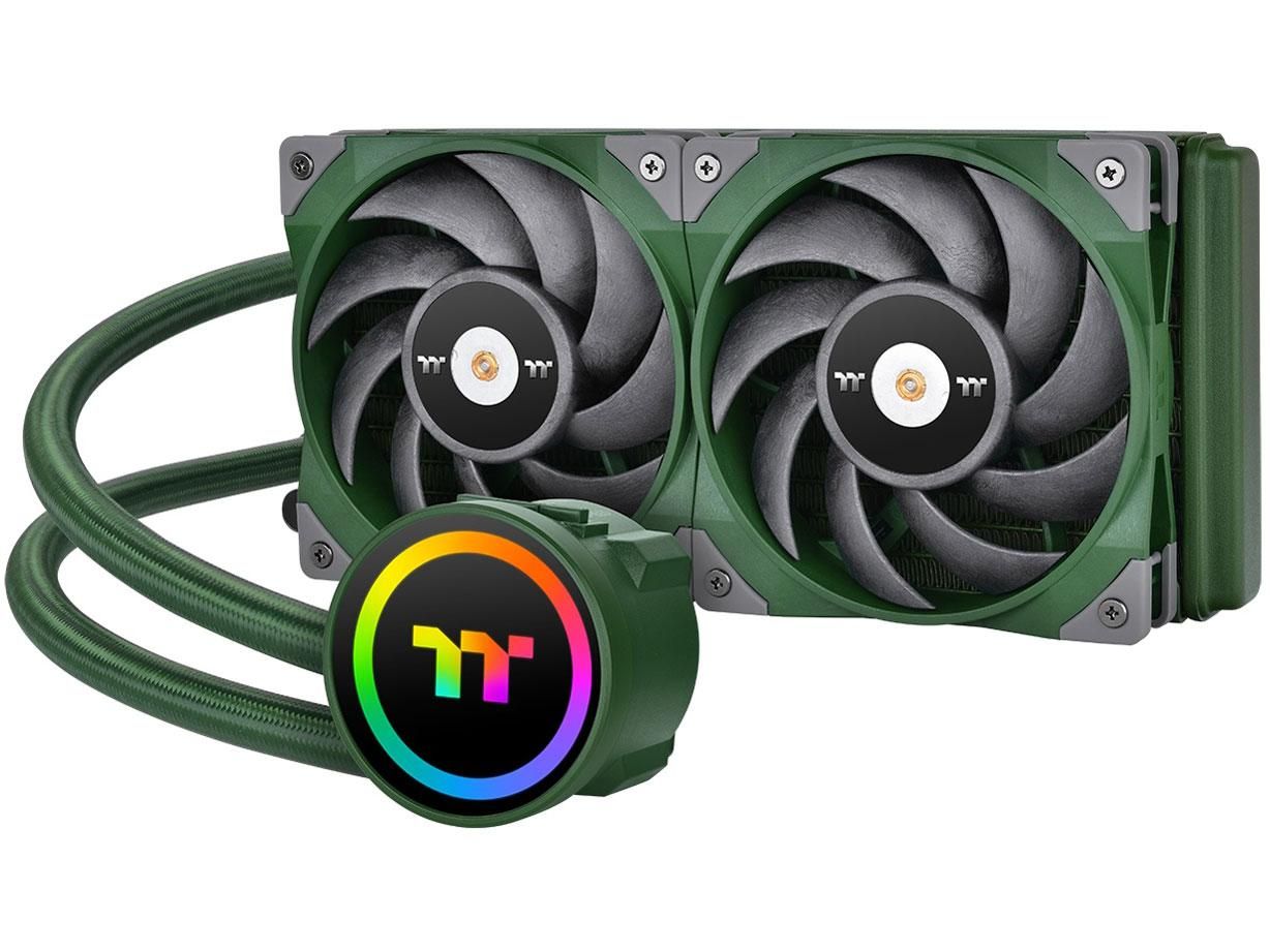 Thermaltake CPUクーラー 240 ARGB Sync Racing Green