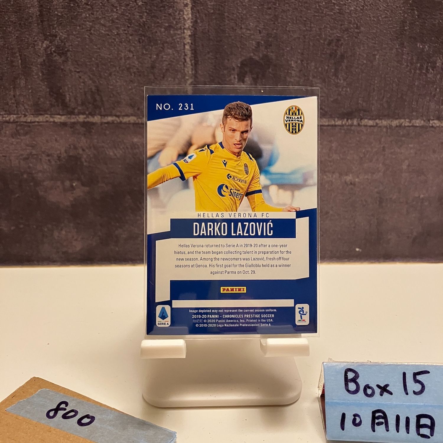 2019-20 Panini Chronicles Prestige Darko Lazovic 088/199 Hellas