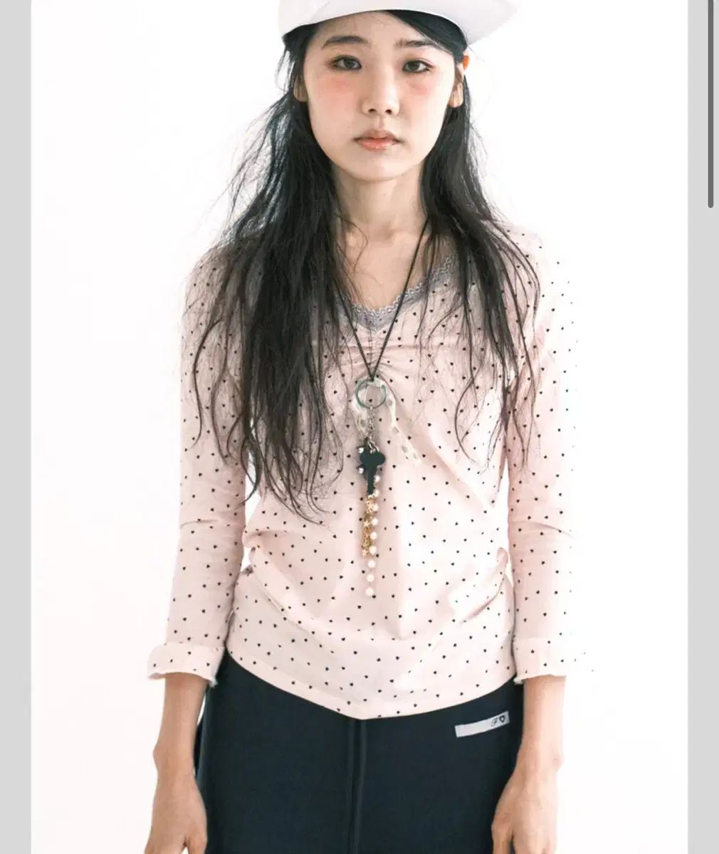 ショップフェアリー ミニ ハート レース トップス ピンク