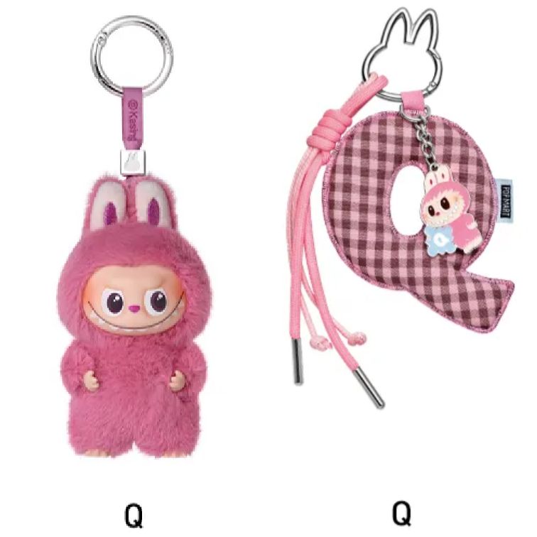 ラブブ イニシャル Q ペンダント&チャームセット THE MONSTER PIN FOR