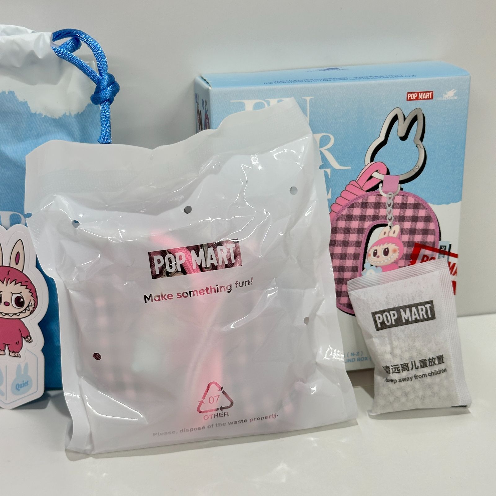 ラブブ イニシャル Q ペンダント&チャームセット THE MONSTER PIN FOR