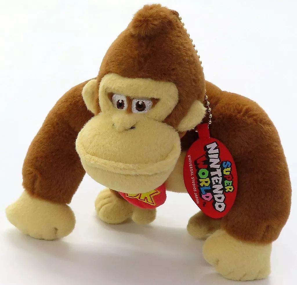 中古】キーホルダー ドンキーコング ぬいぐるみキーチェーン