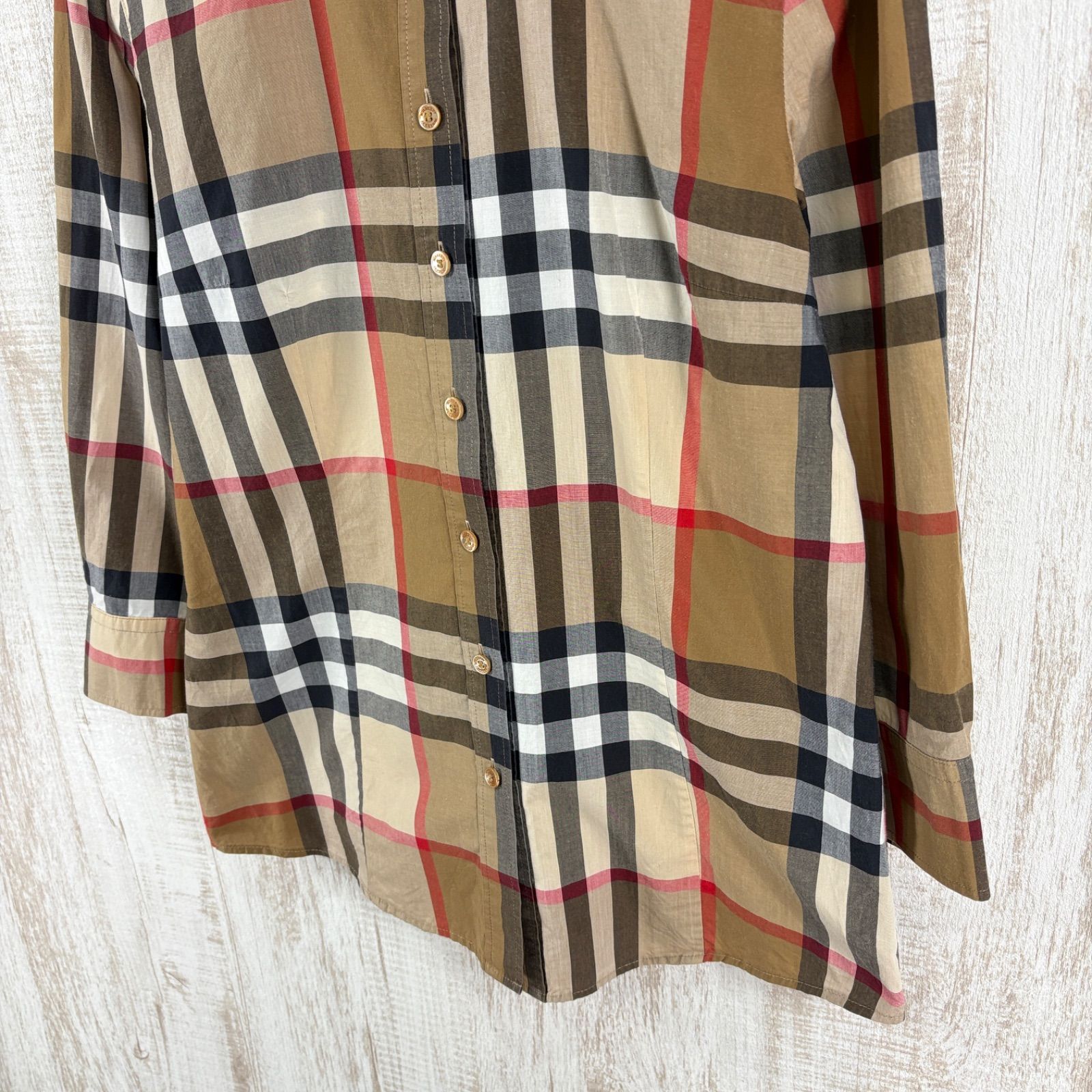 BURBERRY LONDON バーバリーロンドン ノバチェック メガチェック 7分袖