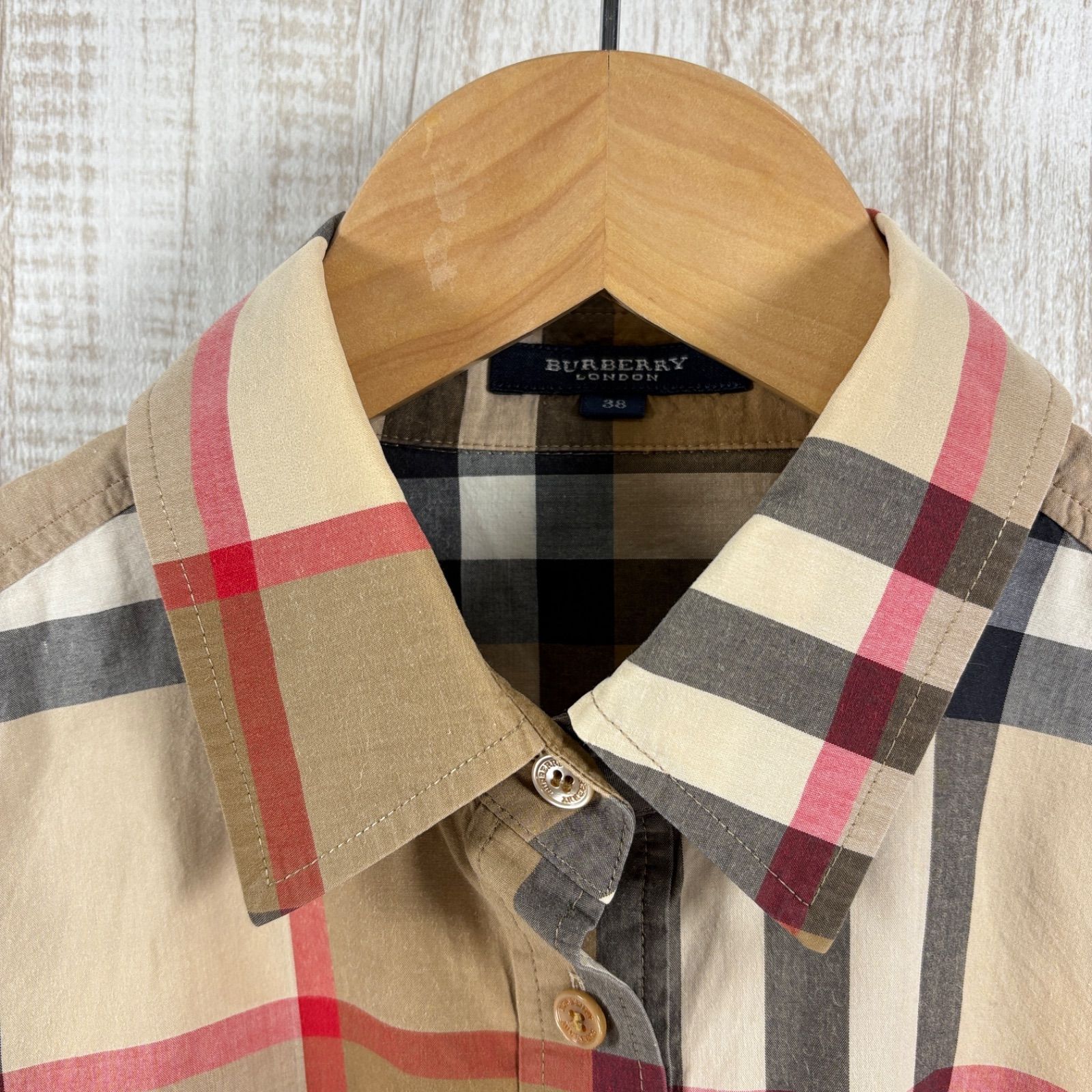 BURBERRY LONDON バーバリーロンドン ノバチェック メガチェック 7分袖 