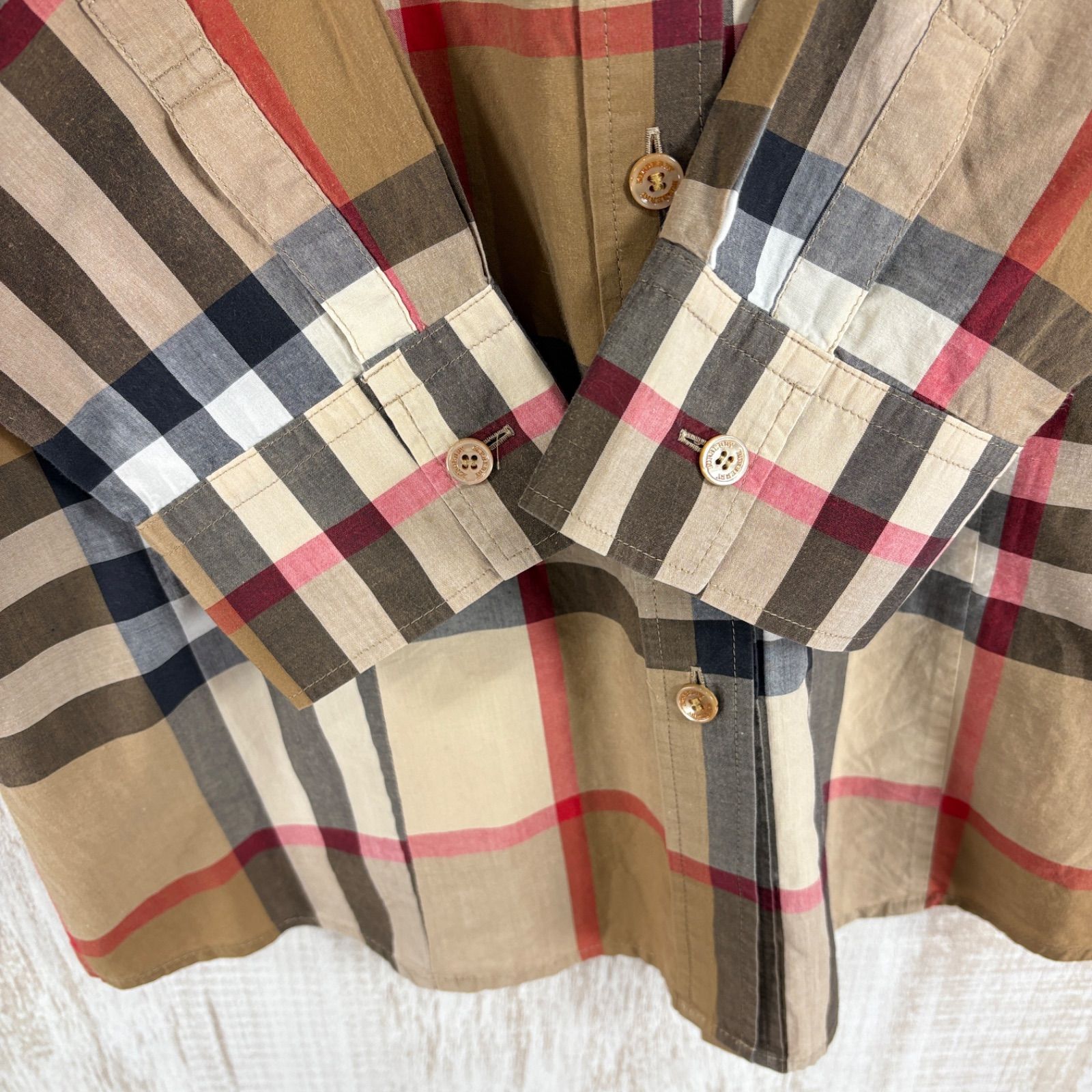 BURBERRY LONDON バーバリーロンドン ノバチェック メガチェック 7分袖