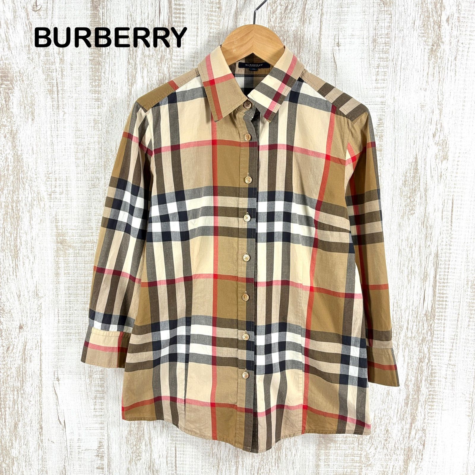 BURBERRY LONDON バーバリーロンドン ノバチェック メガチェック 7分袖