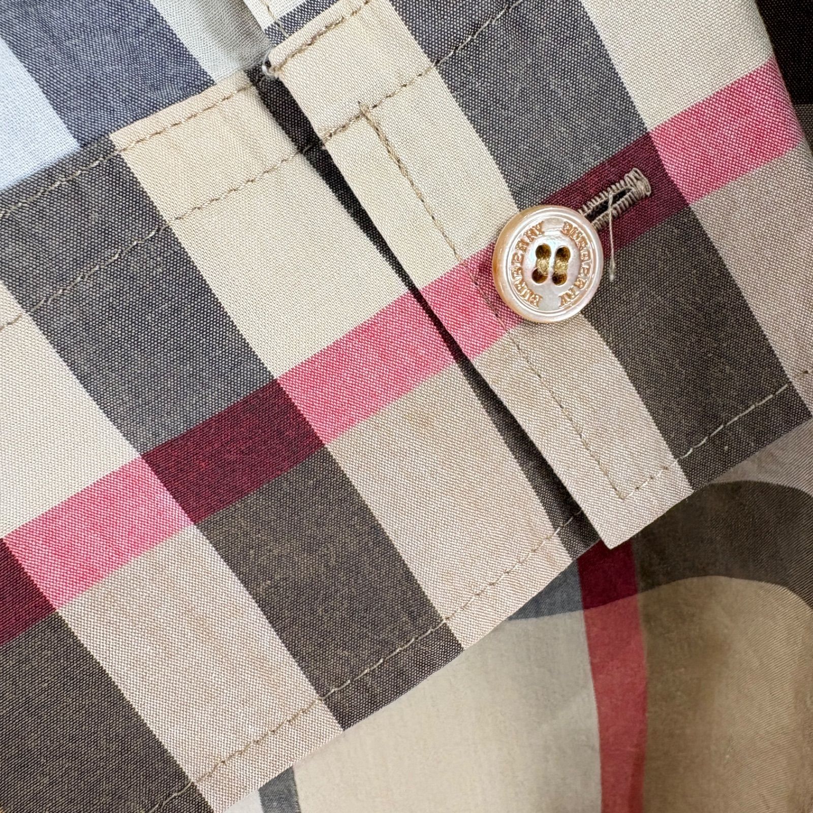 BURBERRY LONDON バーバリーロンドン ノバチェック メガチェック 7分袖 