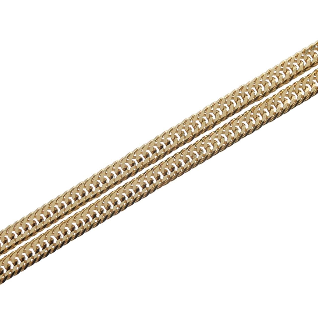 新品】喜平ネックレス K18 18金 750 8面トリプル 12.4g 50cm 3.1mm