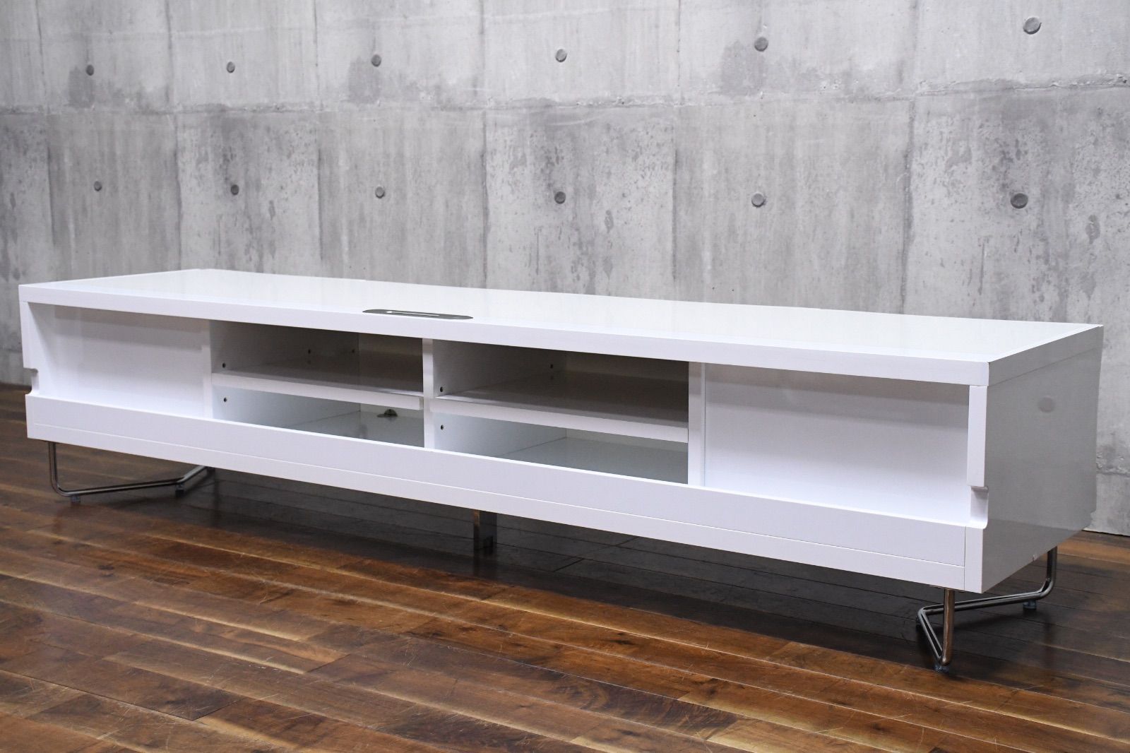 EKC95 展示品 IDC大塚家具 ルチード テレビボード W1800 ホワイト 松永