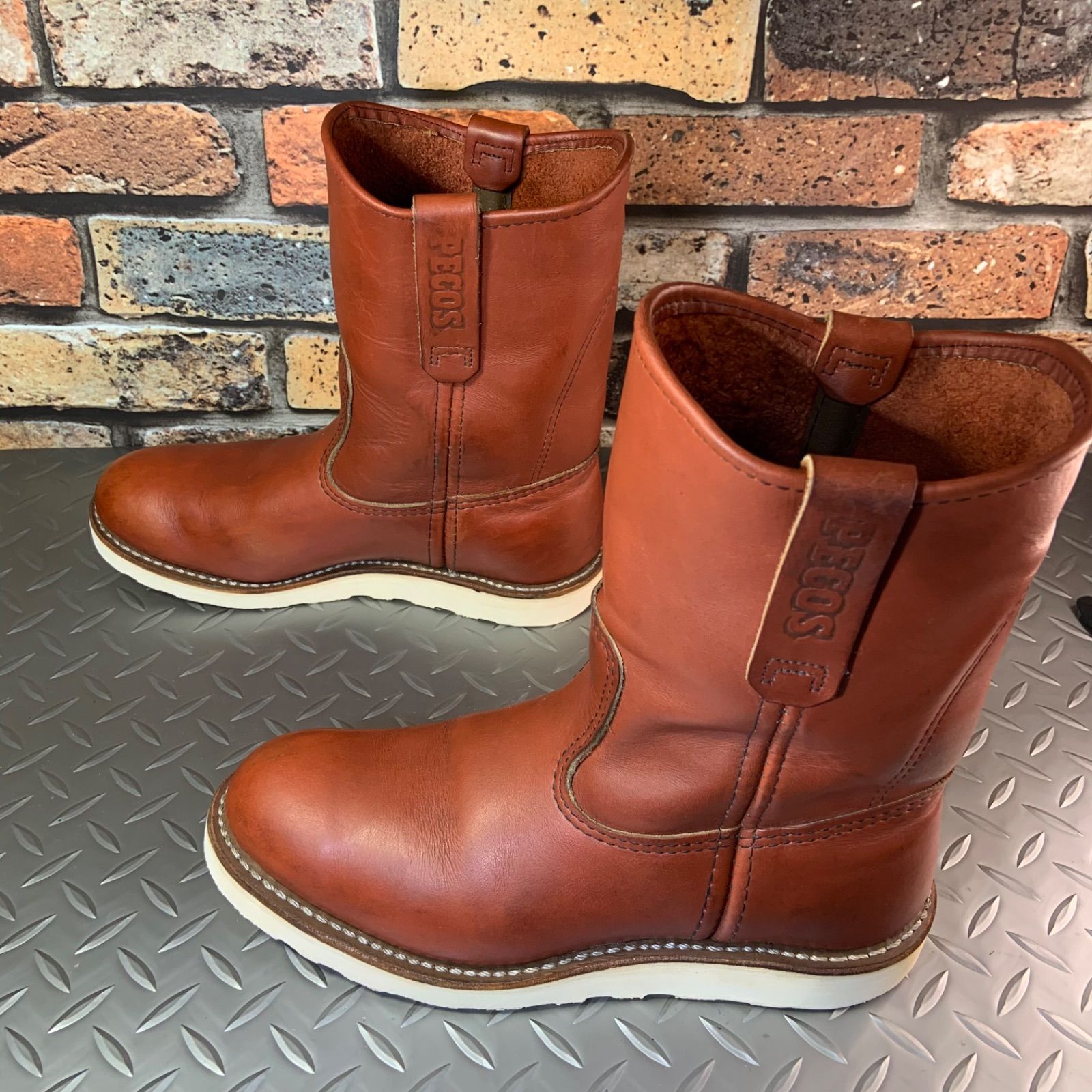  REDWING 8866 ペコスブーツ 2009年製 US 6 D JP 24㎝ レッドウイング アメリカ製 25 K 20 ワークブーツ ブーツ 革靴