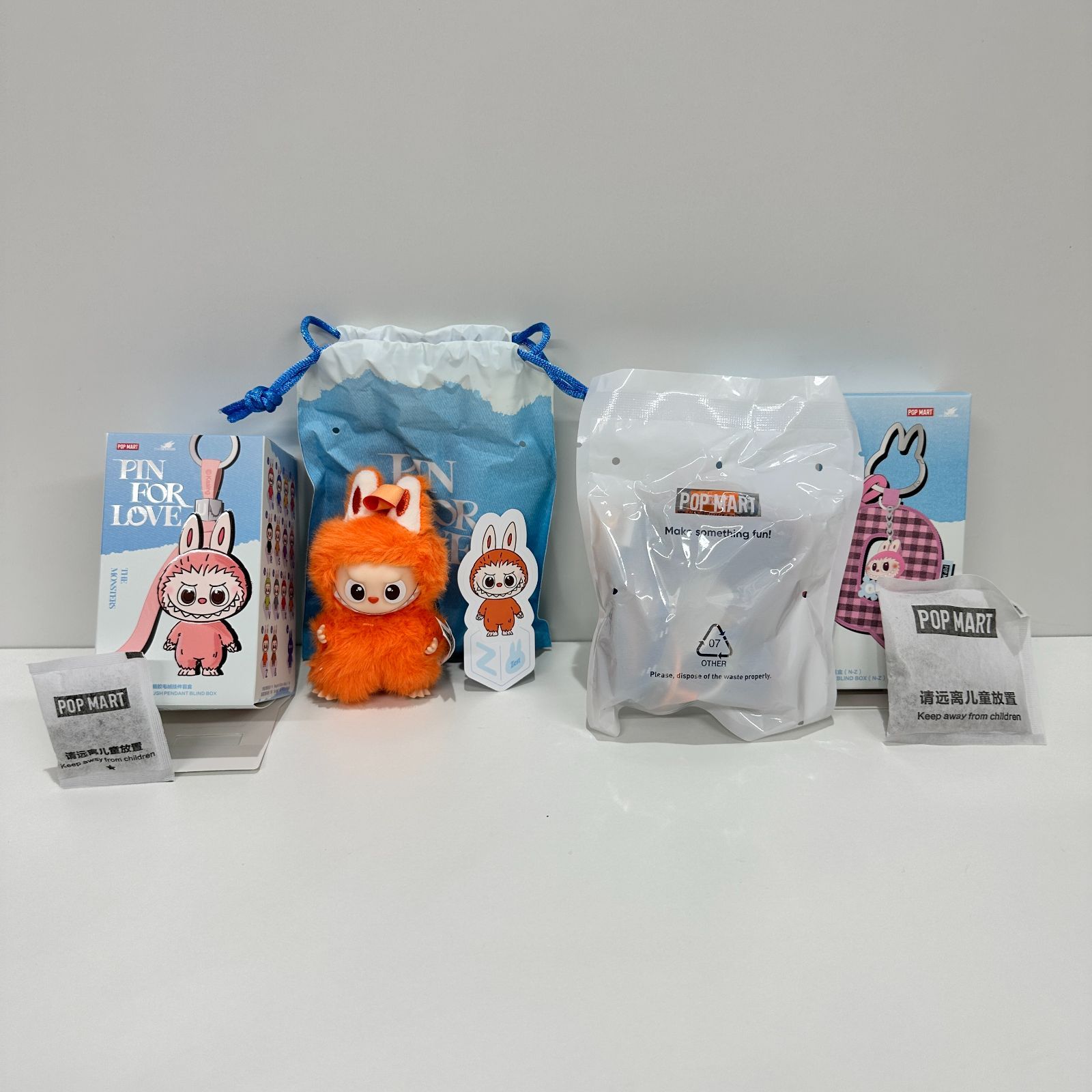 ラブブ イニシャル Z ペンダント&チャームセット THE MONSTER PIN FOR