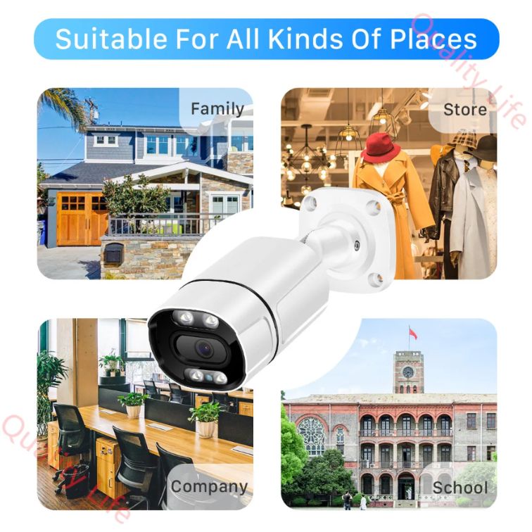 防犯カメラセット 8台分 400万画素 屋内 屋外IP67防水 監視カメラ 遠隔