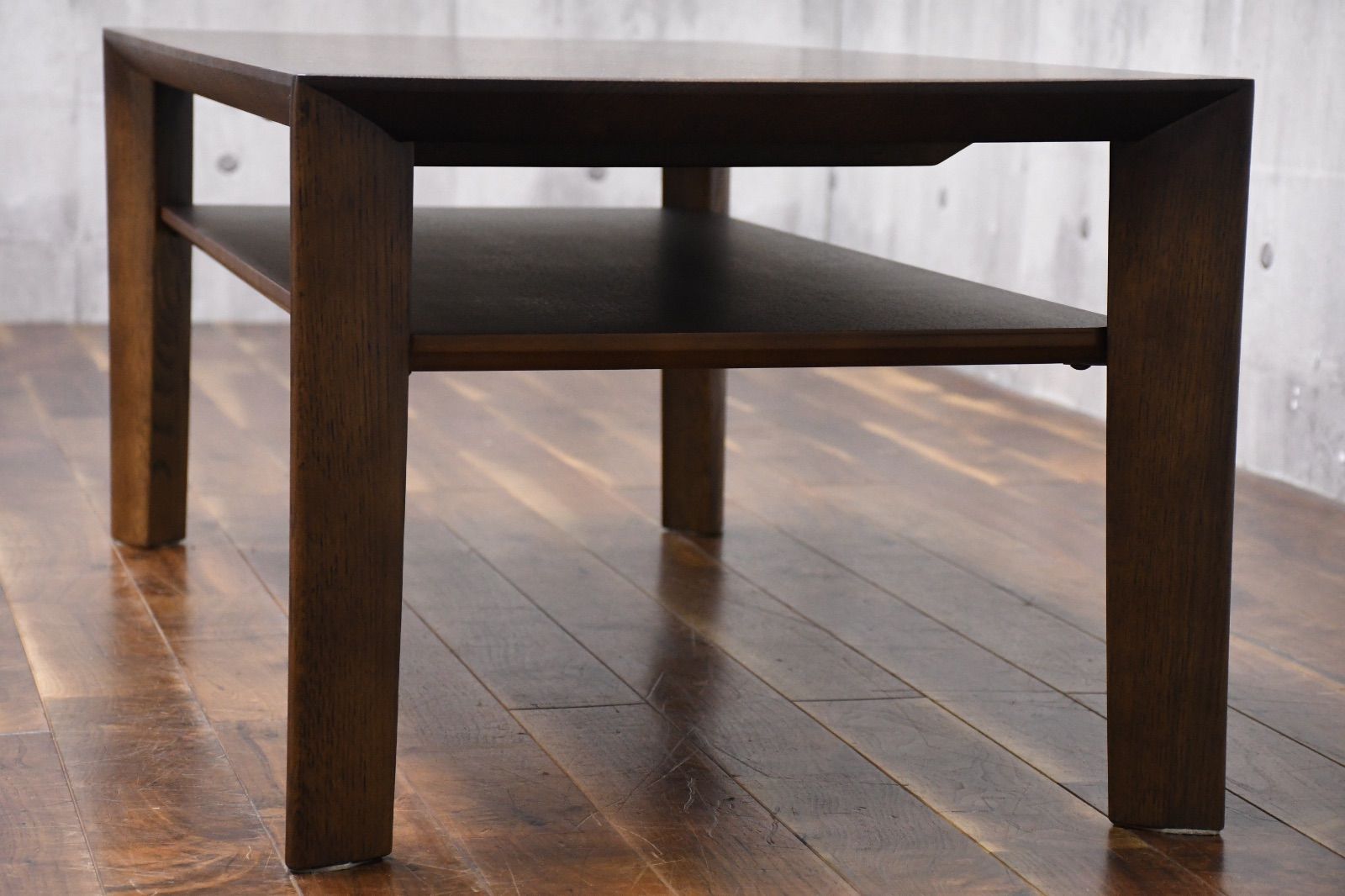 EKK53 展示品 karimoku カリモク センターテーブル TU3780 棚付き