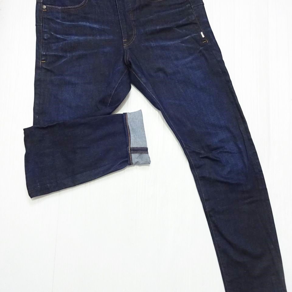 G-STAR RAW D-STAQ 3D スーパースリムデニム W82cm ストレッチ 濃紺 