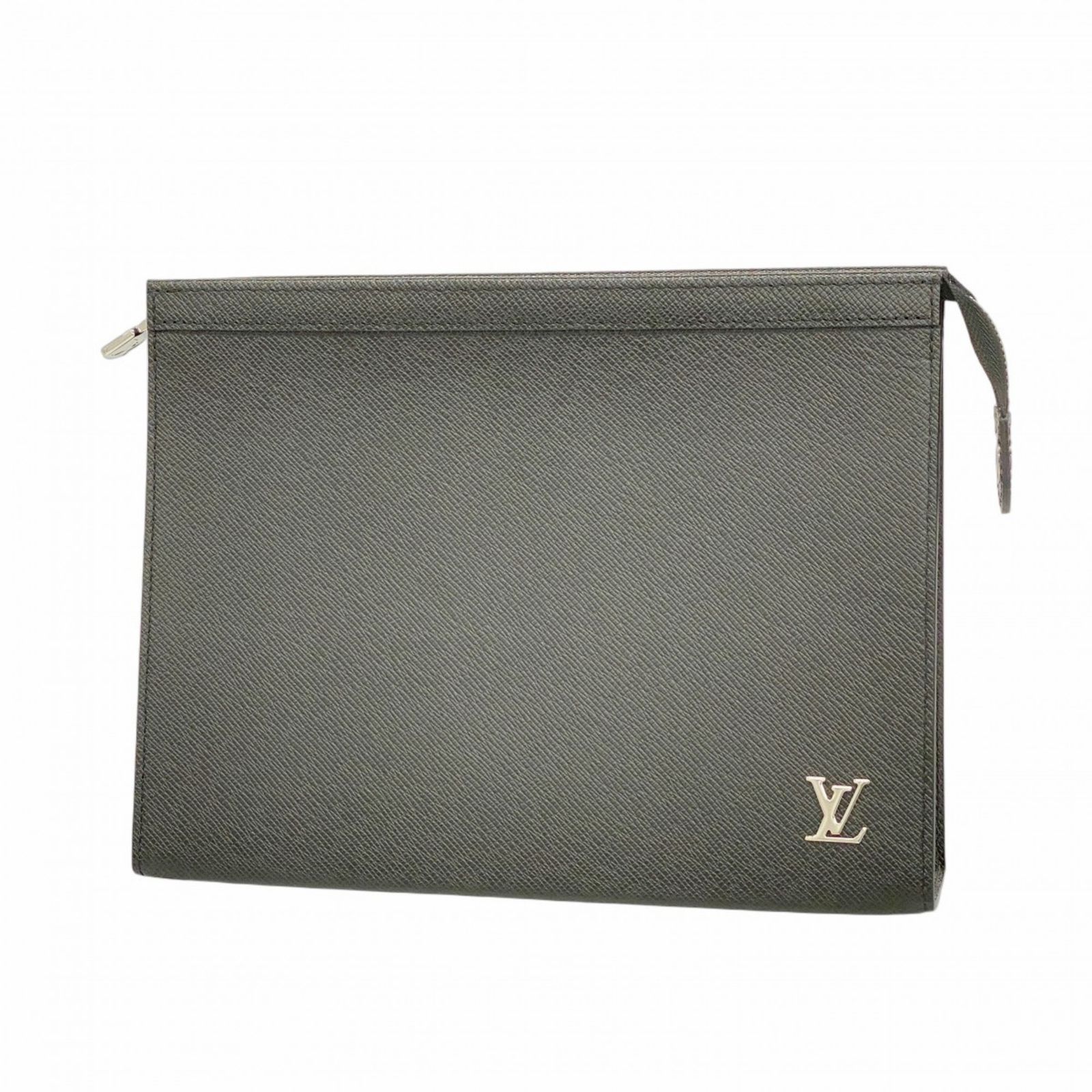 ルイ ヴィトン Louis Vuitton クラッチバッグ タイガ ポシェットヴォワヤージュ M 30450 ノワールメンズ
