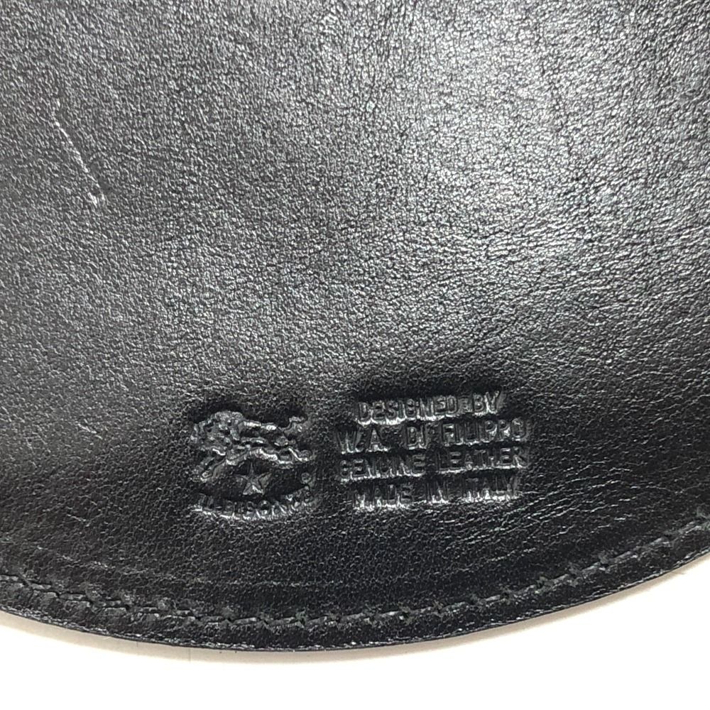 02w20998 IL BISONTE イル ビゾンテ レザー ウォレット ブラック