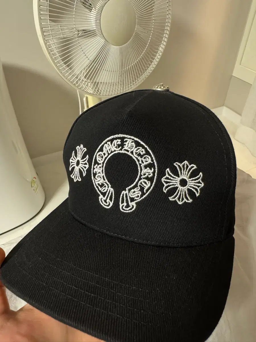 CHROME HEARTS クロムハーツ ホースシュー デニム ベースボールハット ブラック