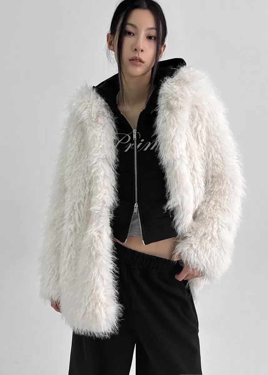 BLACKUP ファー ジャケット BLACKUP ファージャケット - メルカリ