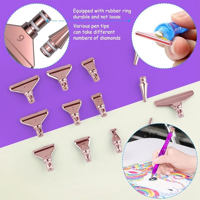 SENHAI ダイヤモンドアートペインティングペンキット、ダイヤモンド