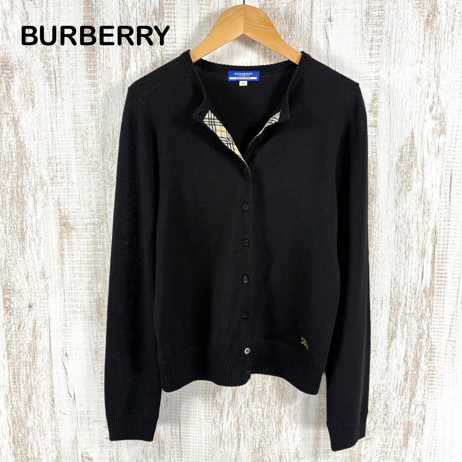 BURBERRY BLUE LABEL バーバリーブルーレーベル ホースロゴ刺繍 ノバ