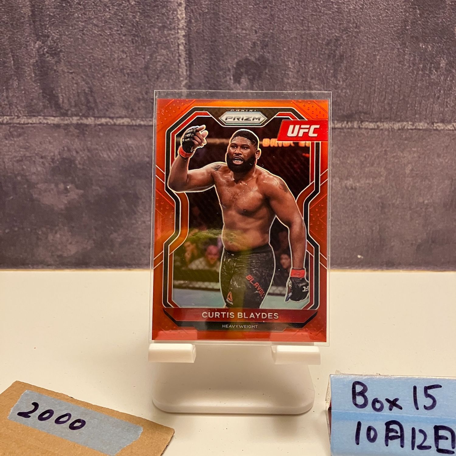 ufc prizm 激レア　デイブソン・フィゲイレード　ゴールドカード 2021 Panini Prizm Curtis Blaydes UFC Orange Heavyweight カード