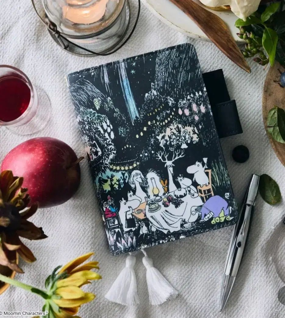  ほぼ日 A 6 ムーミン カバー クリアカバー 語学 辞書 学習参考書 本