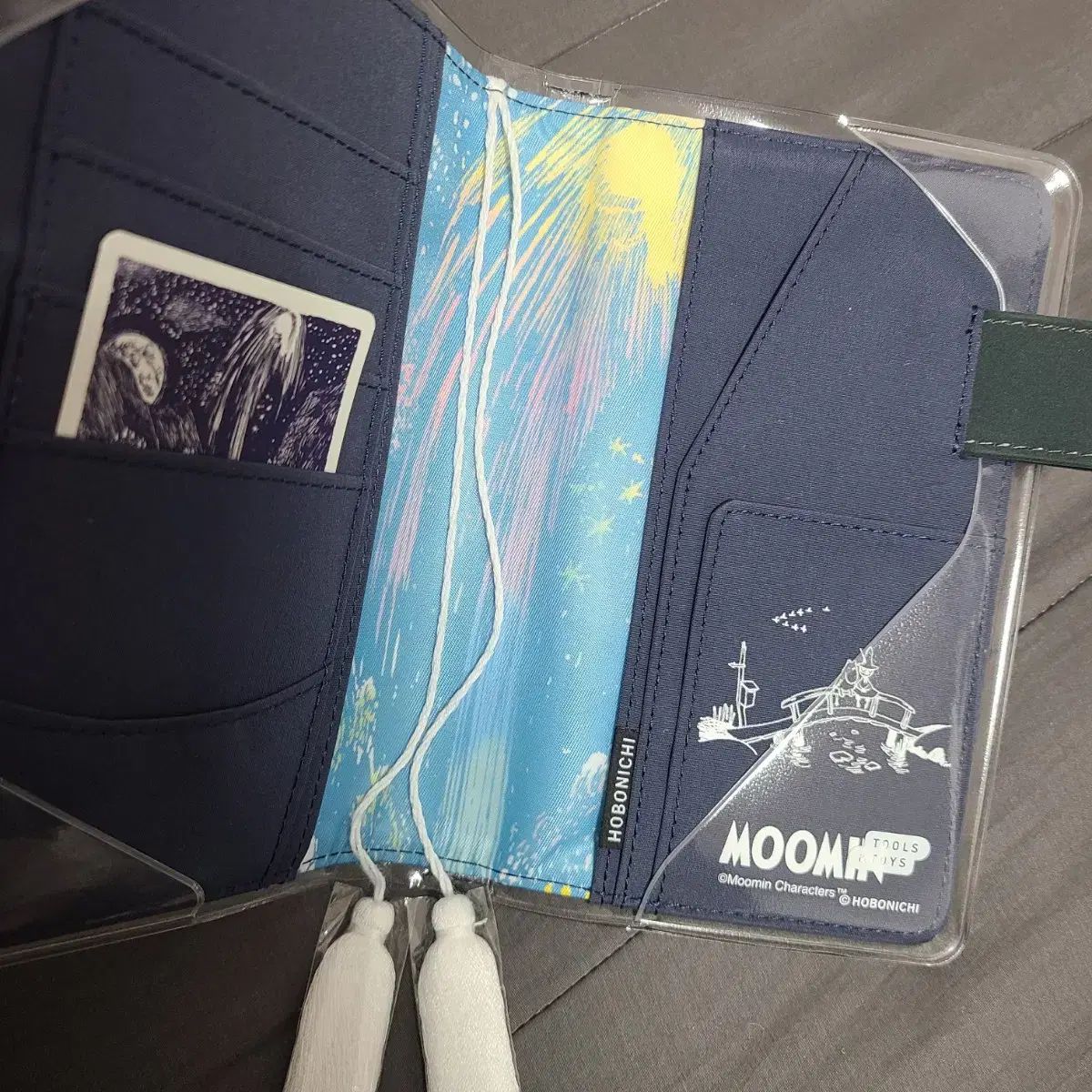 ほぼ日 A 6 ムーミン カバー クリアカバー