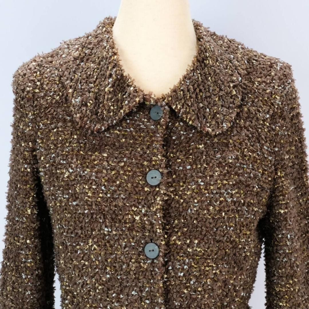 美品♡ FOXEY 掲載 ウール パールボタン ツイード ジャケット フォクシー 美品】FOXEY BOUTIQUE フォクシーブティック ツイード ジャケット ラメ
