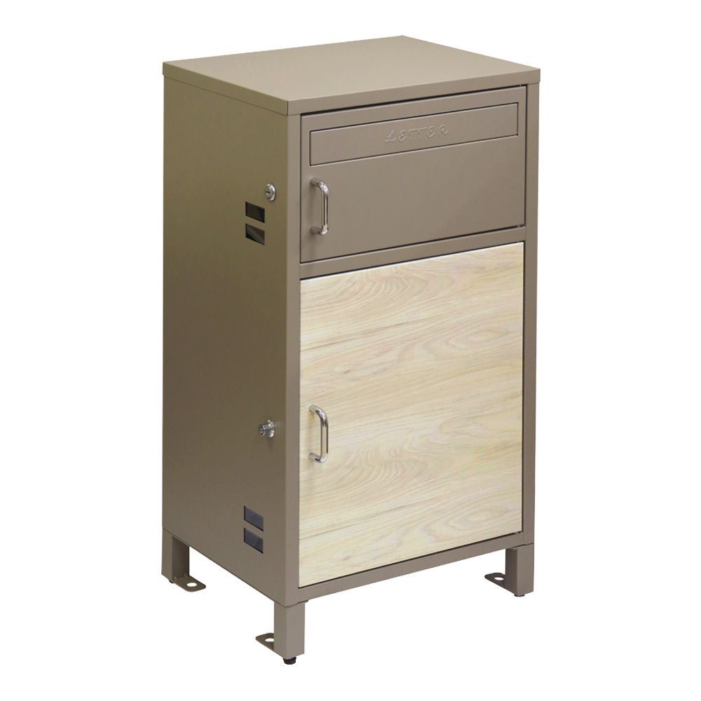 ポスト付きスクエア型宅配ボックス 宅配2段タイプ SH-33-DAT-MBE