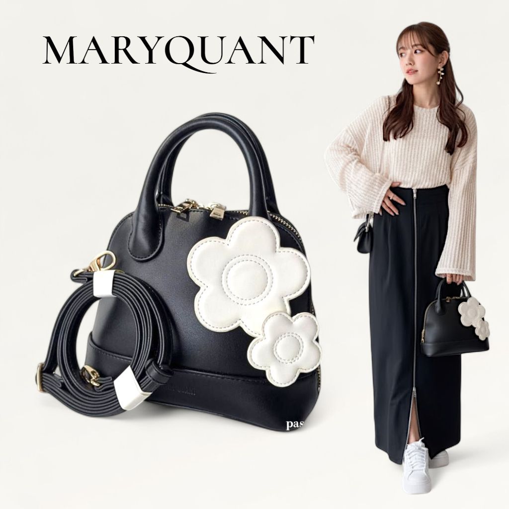 未使用級・極美品】MARYQUANT マリークワント 2way ショルダーバッグ