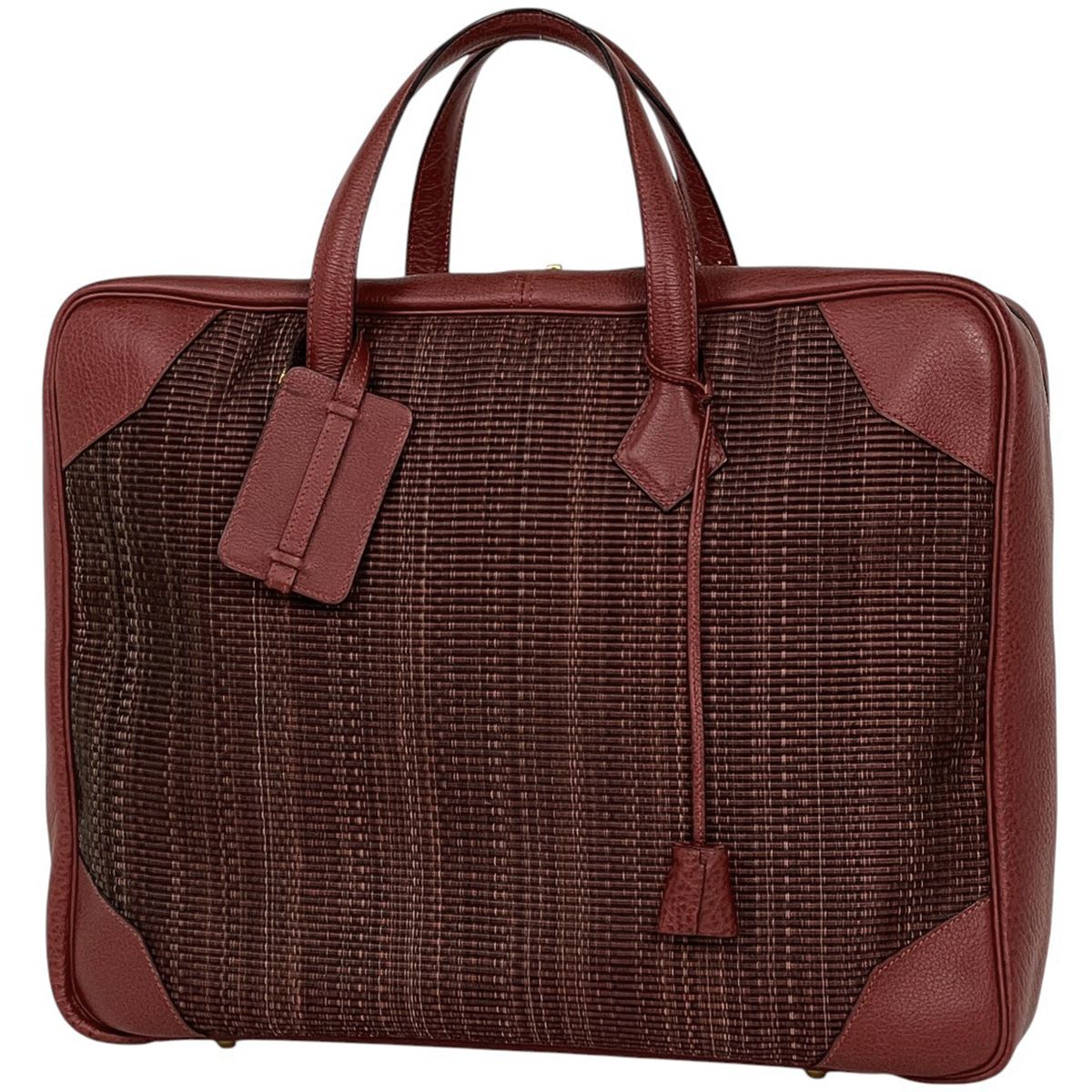 エルメス HERMES ヴィクトリア 45 ブリーフケース ハンドバッグ ビジネスバッグ クリノラン ルージュアッシュ G レディース