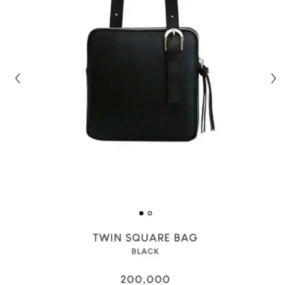 MINITMUTE Twin Starship Square スタシ バッグ ブラック