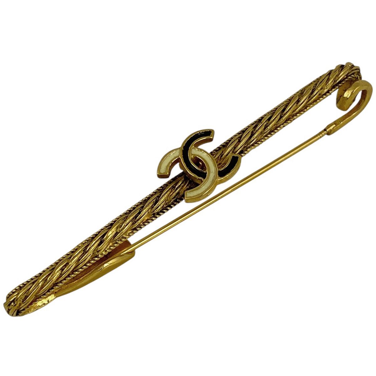 シャネル CHANEL ココマーク ブローチ CCマーク ブローチ GP ゴールド