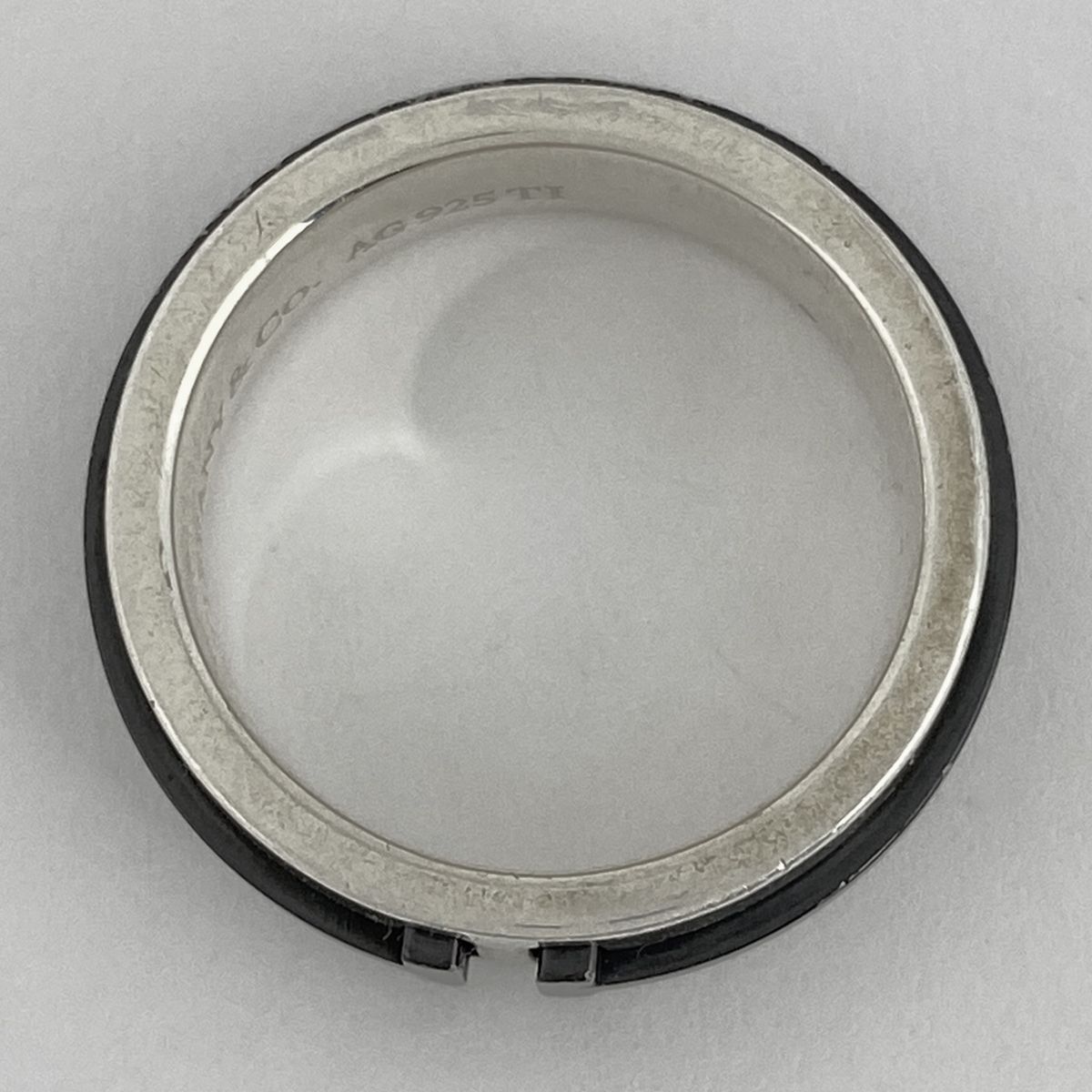 お値下げ　Tiffany & Co. Tスクエアリング シルバー925 約10号 TIFFANY&Co.（ティファニー） TIFFANY&Co. Tスクエア リング 指輪