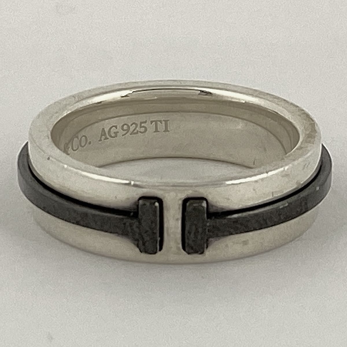 ティファニー TIFFANY&Co. Tスクエア リング 指輪 リング 9号 シルバー