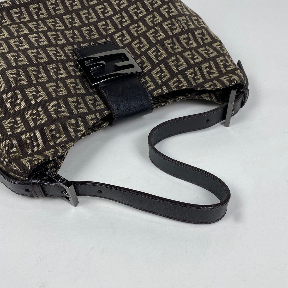 フェンディ FENDI ズッキーノ柄 ショルダーバッグ ロゴ ハンドバッグ