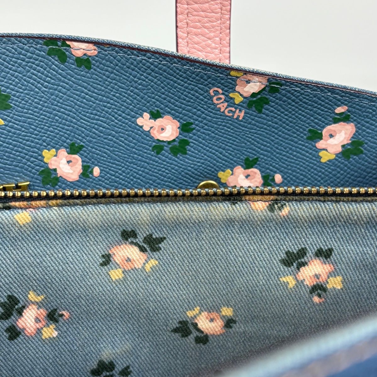 レディース コーチ COACH ロゴ トートバッグ 2WAY ショルダーバッグ 花 