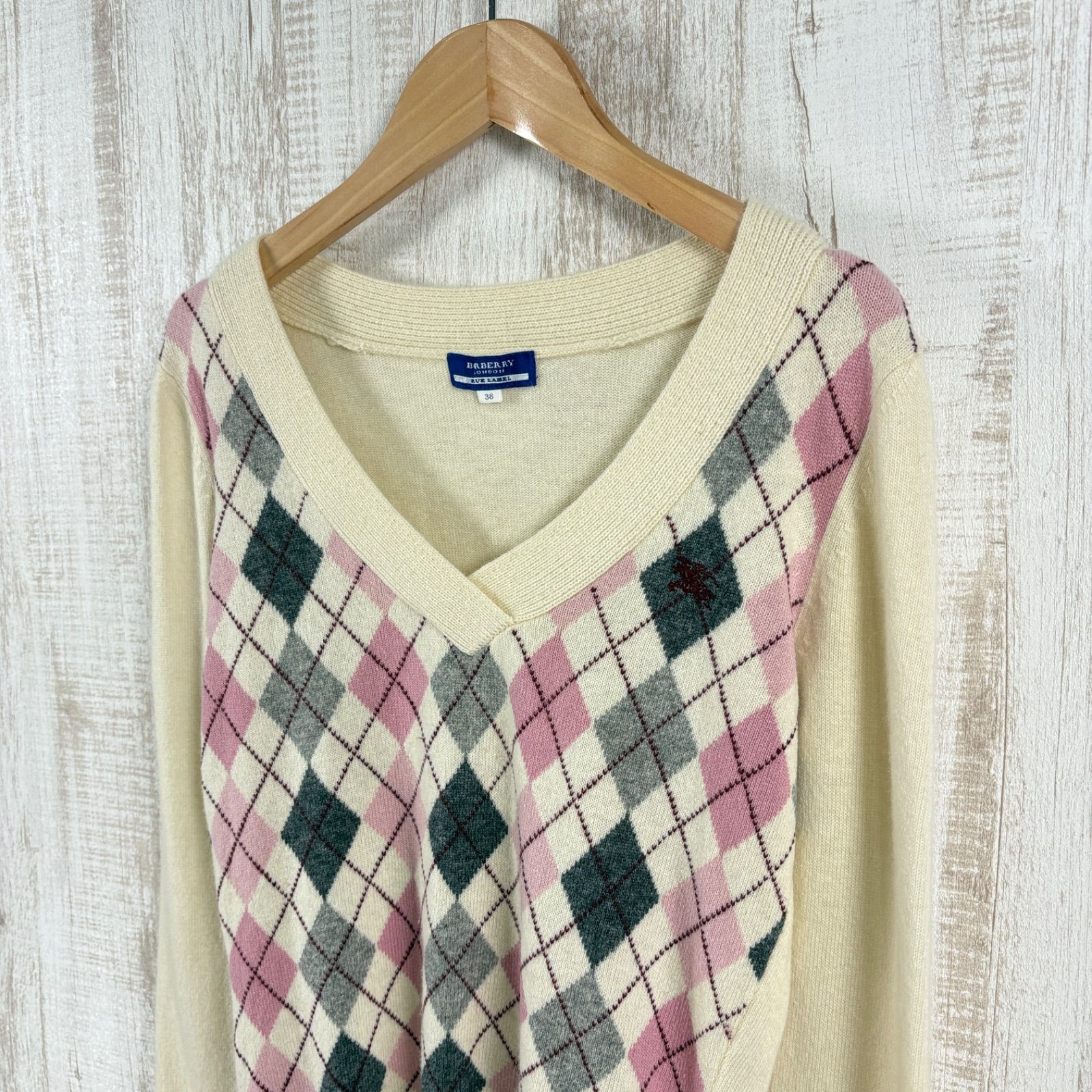 BURBERRY BLUE LABEL バーバリーブルーレーベル ホースロゴ刺繍