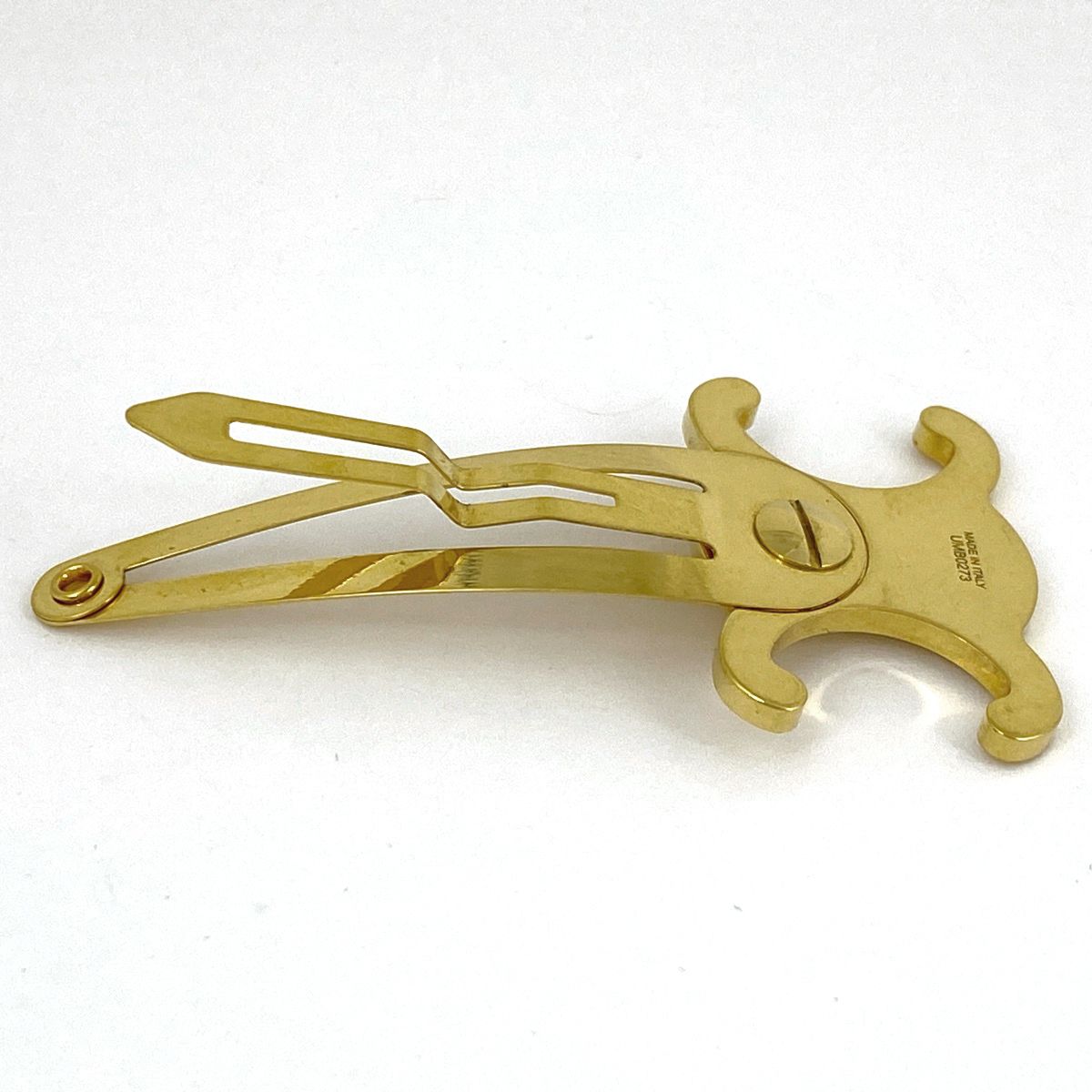 CELINE トリオンフゴールド ヘアピン CELINE（セリーヌ） トリオンフ ヘアピン ゴールド : BRING Yahoo