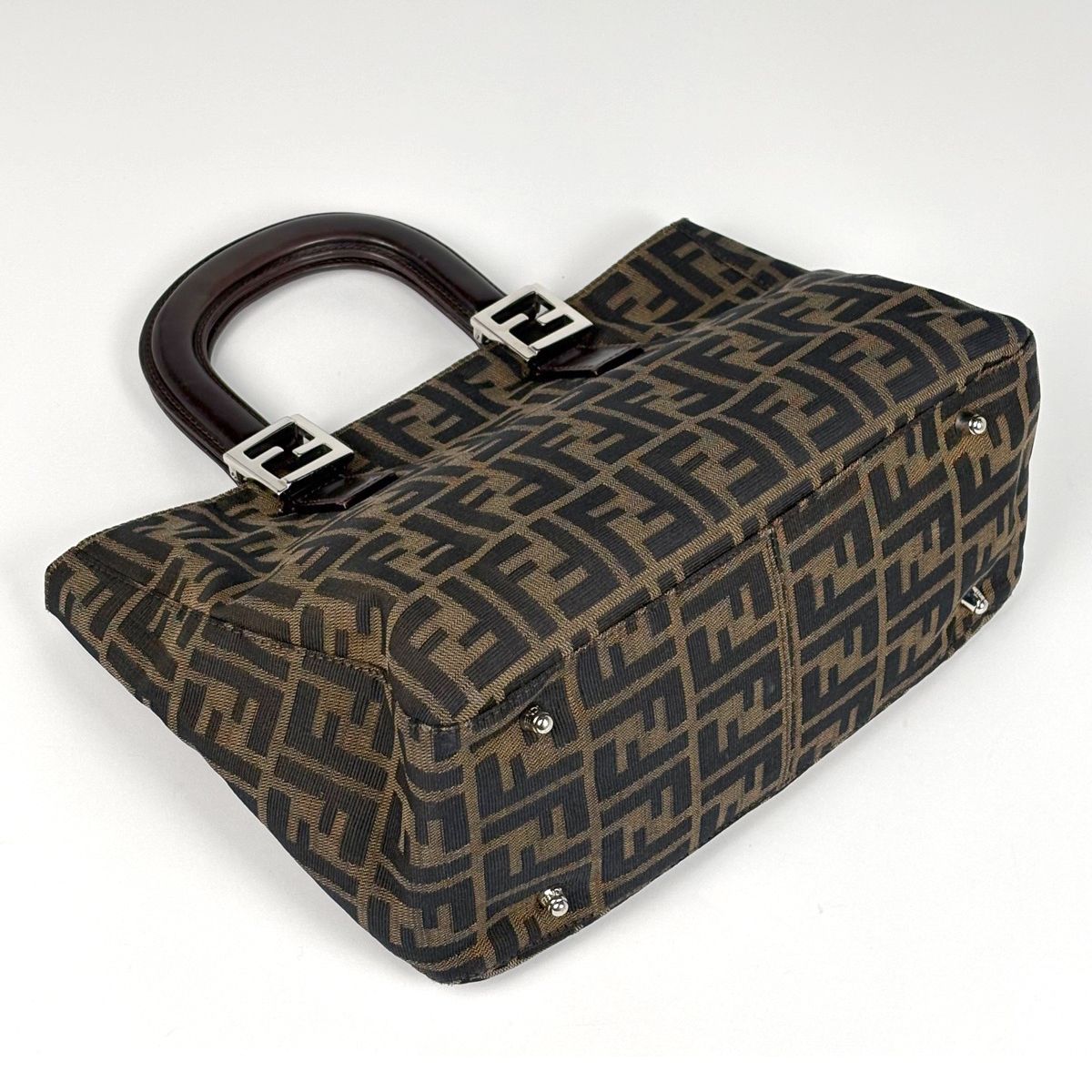 フェンディ FENDI ズッカ柄 ハンドバッグ 手提げ トートバッグ 総柄