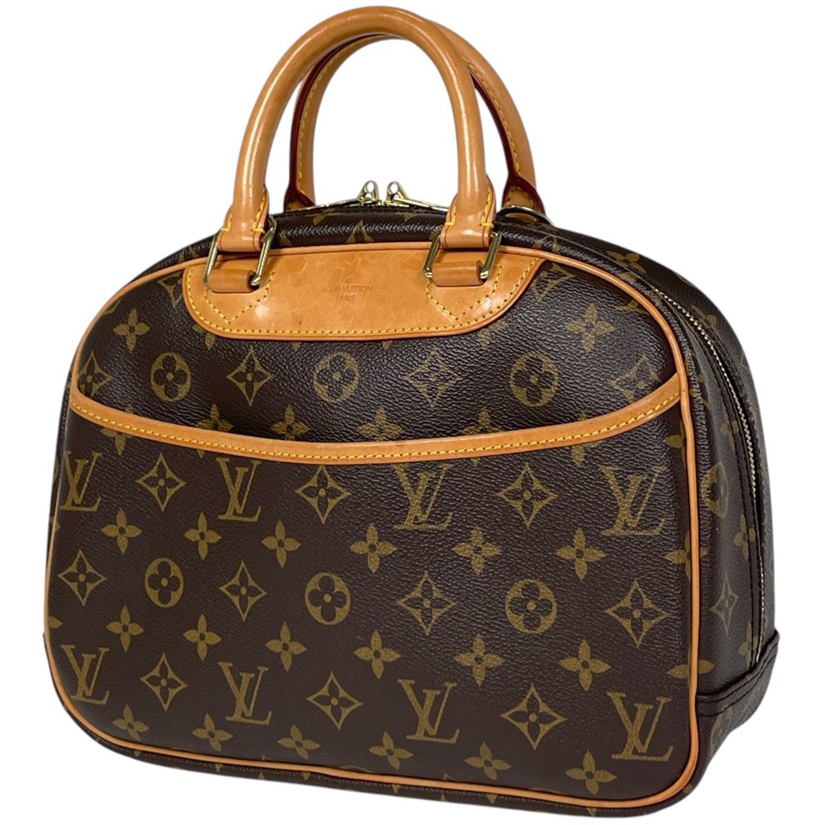 ルイ ヴィトン Louis Vuitton トゥルーヴィル ボストンバッグ 手提げ ハンドバッグ モノグラム ブラウン M 42228 レディース